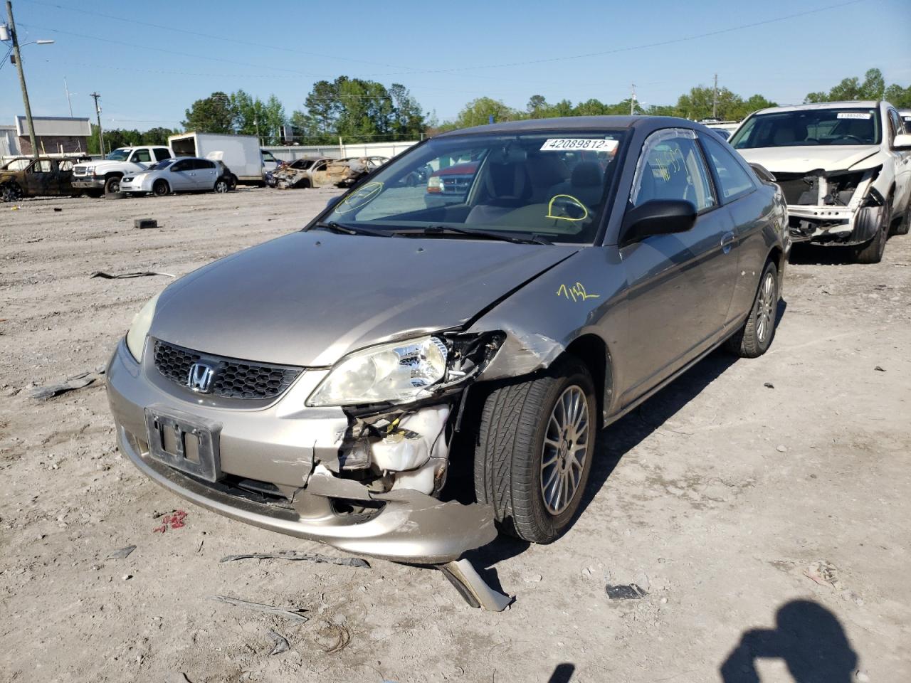 Photo 2 from auction – 2005 HONDA CIVIC LX with VIN 1HGEM22595L060798