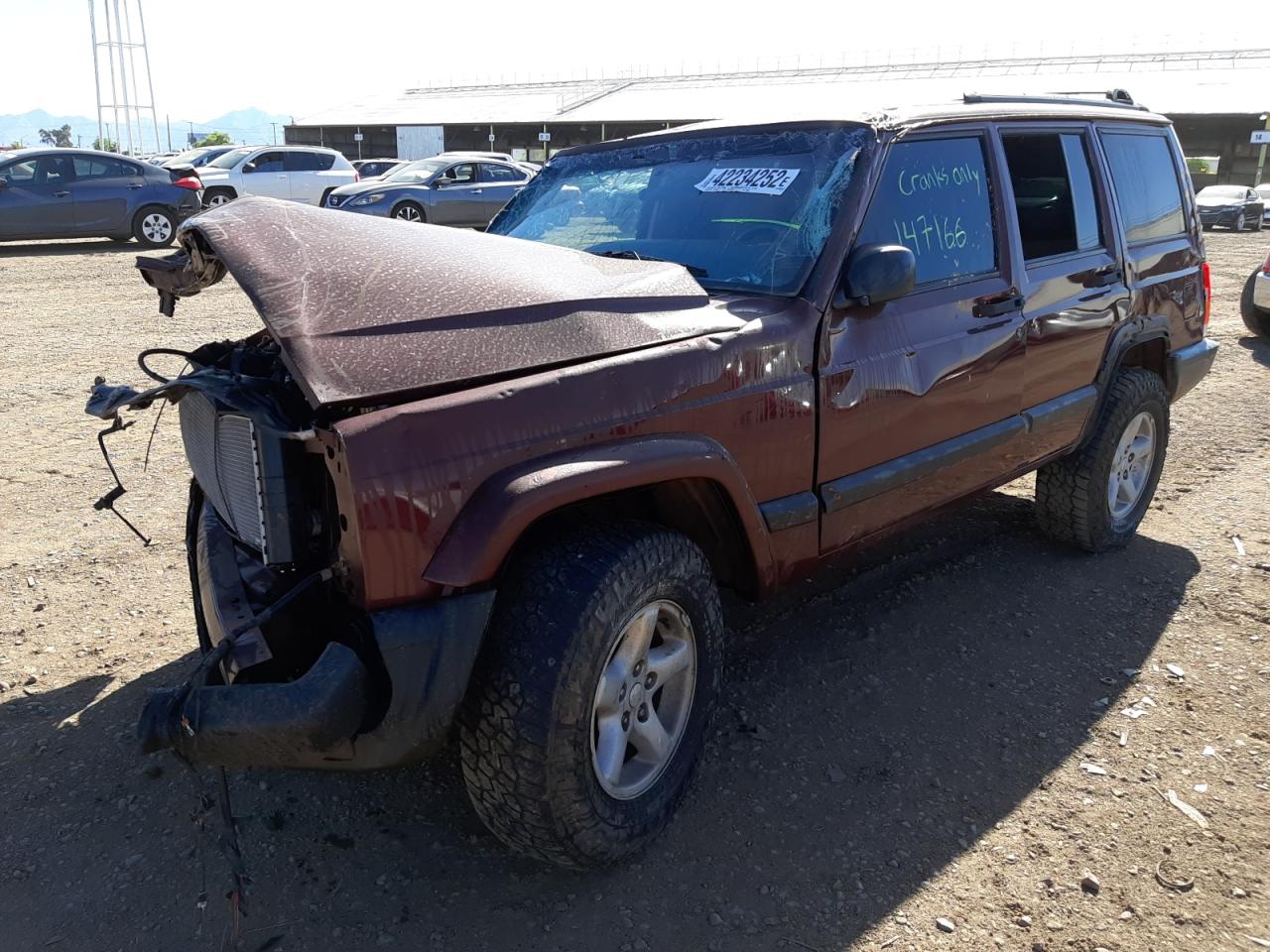 Photo 2 from auction – 2001 JEEP CHEROKEE S with VIN 1J4FF48S01L614353