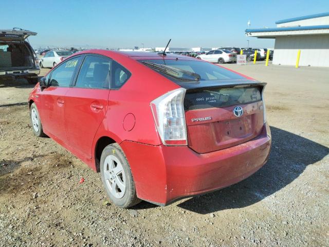 Photo 3 from auction – 2011 TOYOTA PRIUS with VIN JTDKN3DU4B0311670