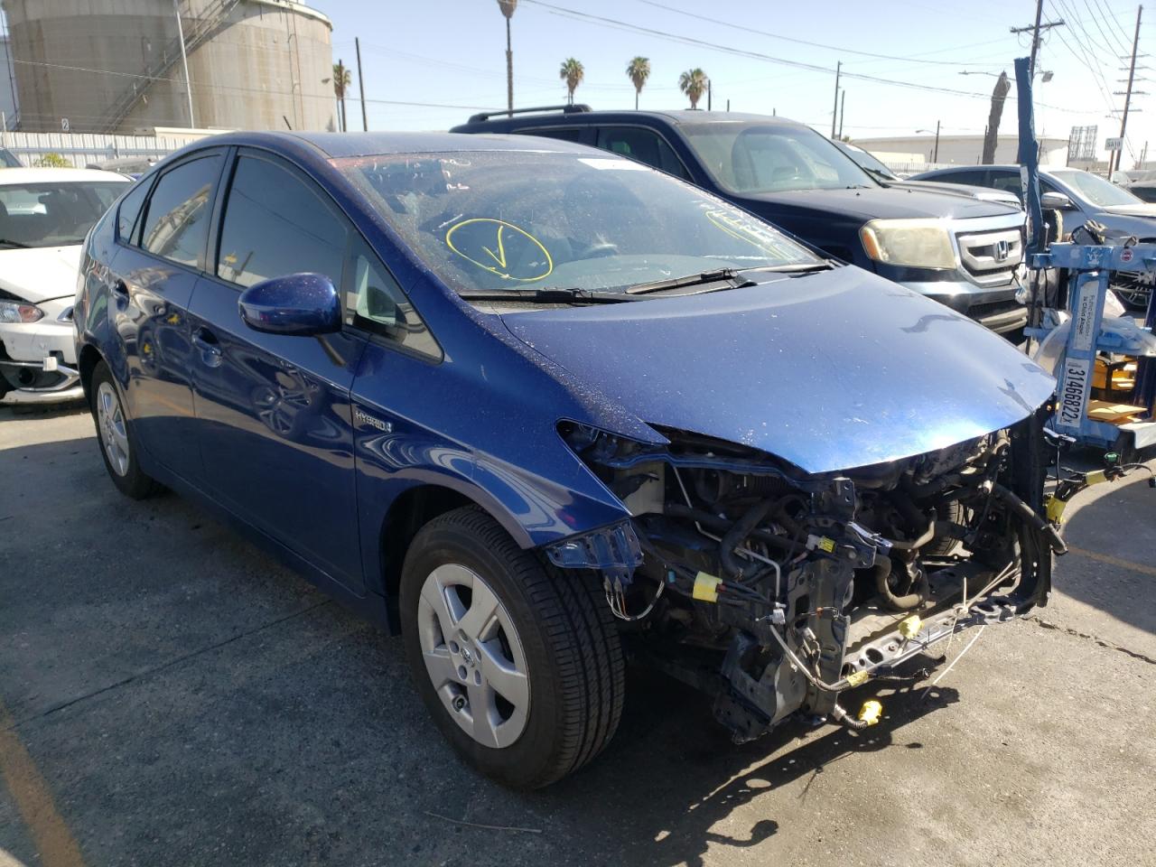 TOYOTA PRIUS 2010 with VIN JTDKN3DU7A0160015 - Photo from auction