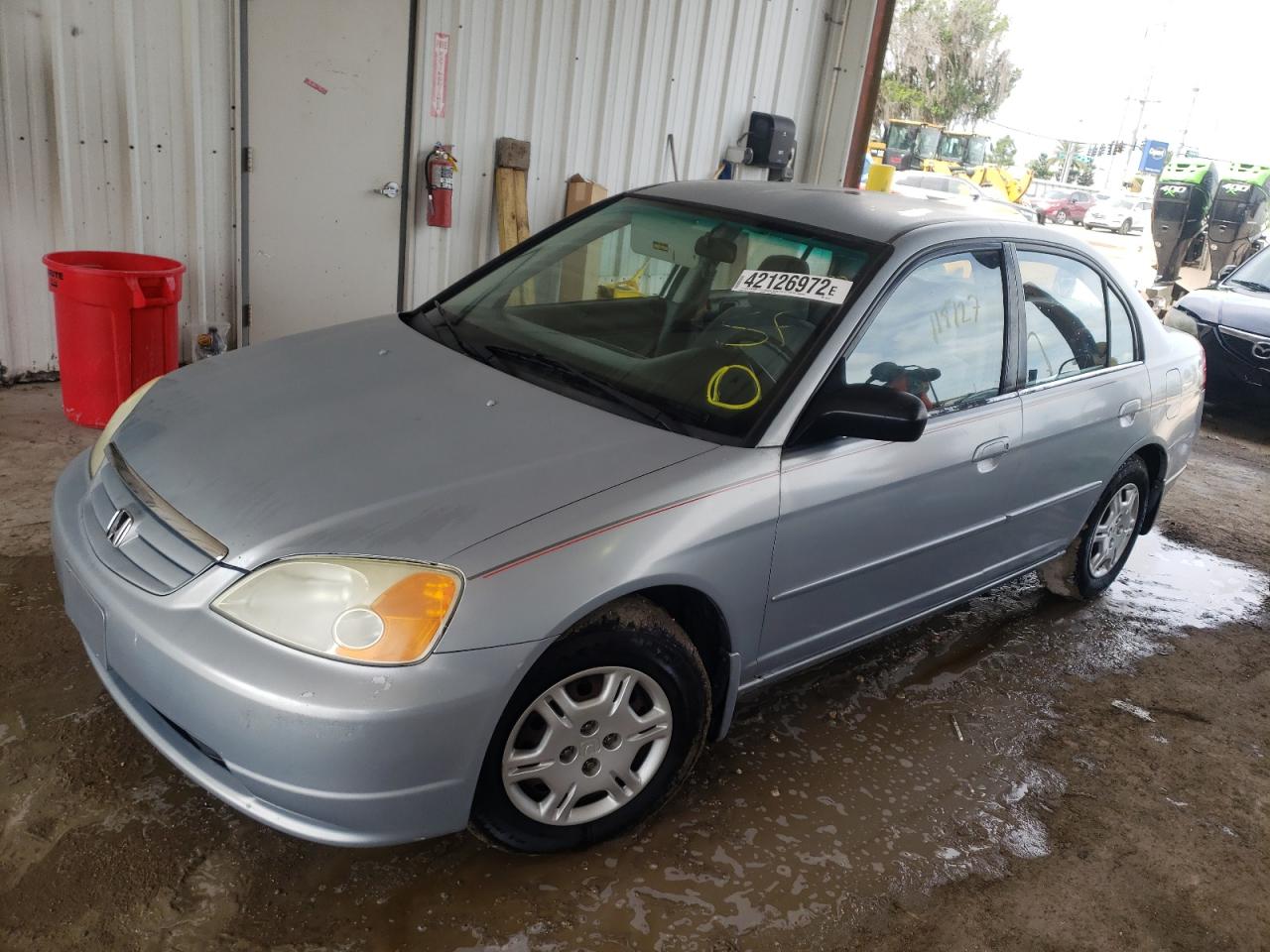 Photo 2 from auction – 2001 HONDA CIVIC LX with VIN 2HGES16541H587276