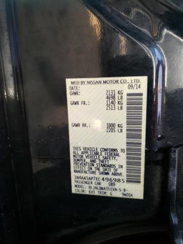 Photo 10 from auction – 2014 NISSAN MAXIMA S with VIN 1N4AA5AP7EC496985