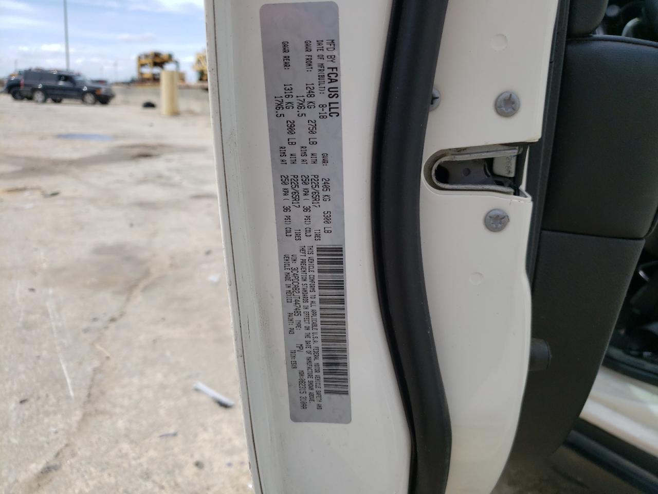 Photo 10 from auction – 2018 DODGE JOURNEY SE with VIN 3C4PDCAB2JT447485