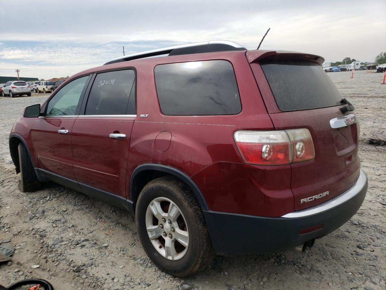 Photo 3 from auction – 2009 GMC ACADIA SLT with VIN 1GKER23D19J133349