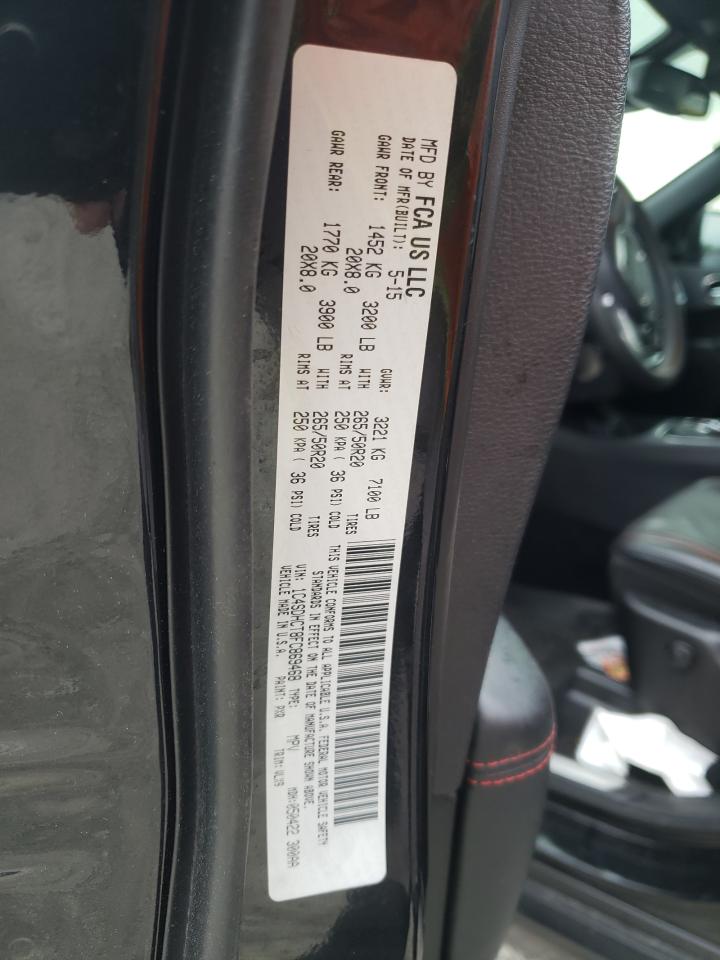 Photo 10 from auction – 2015 DODGE DURANGO R/ with VIN 1C4SDHCT8FC869468