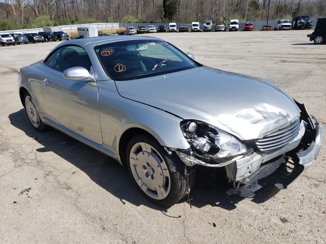 LEXUS SC 430 2002 with VIN JTHFN48Y920031309 - Photo from auction