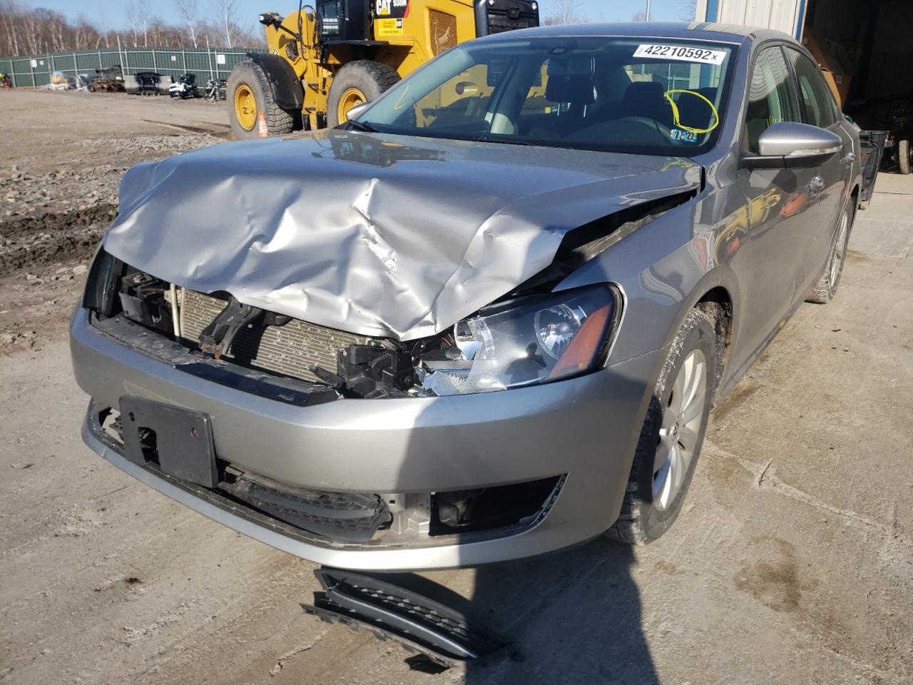 Photo 2 from auction – 2012 VOLKSWAGEN PASSAT S with VIN 1VWAP7A37CC092063