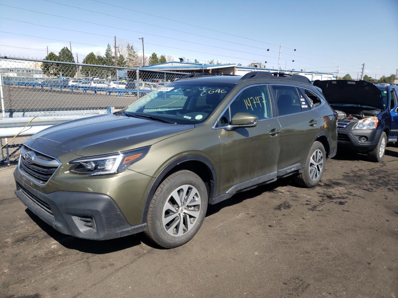 Photo 2 from auction – 2021 SUBARU OUTBACK PR with VIN 4S4BTADC2M3219312