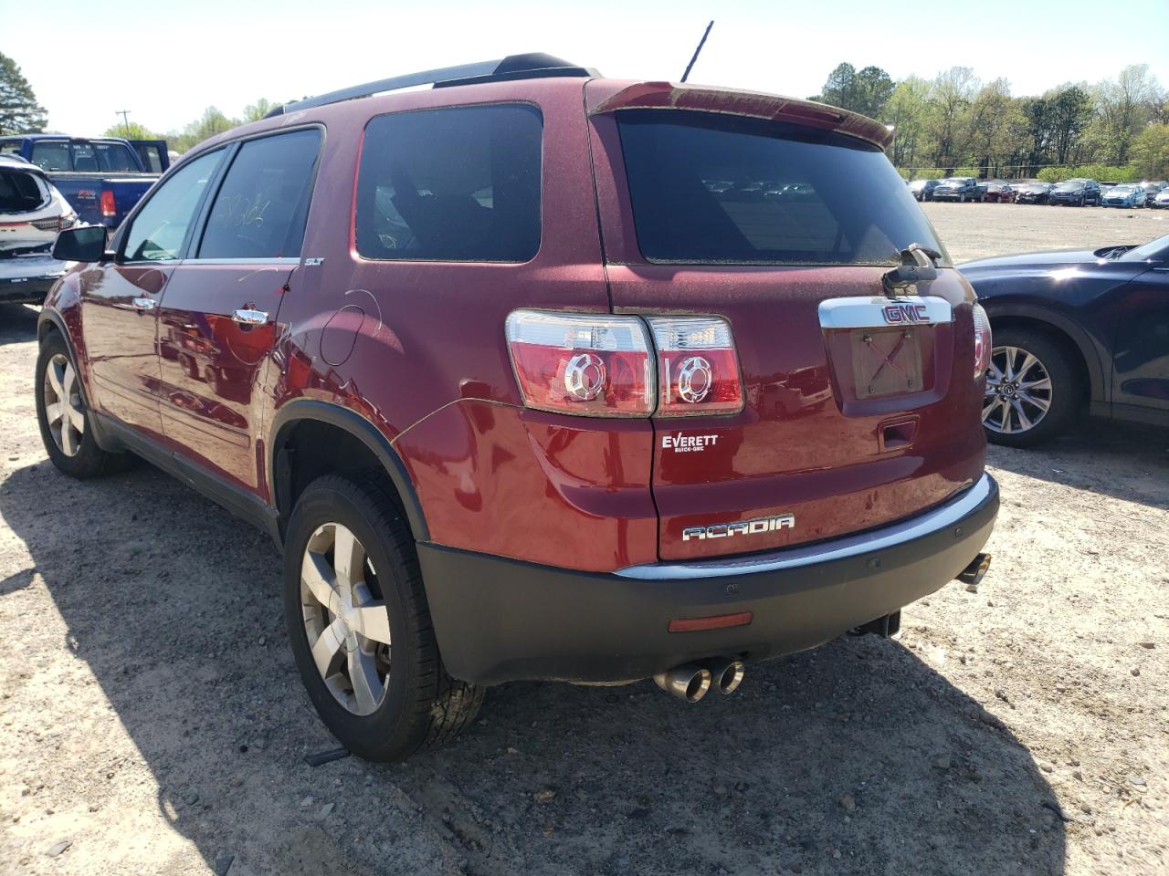 Photo 3 from auction – 2011 GMC ACADIA SLT with VIN 1GKKRRED6BJ306300