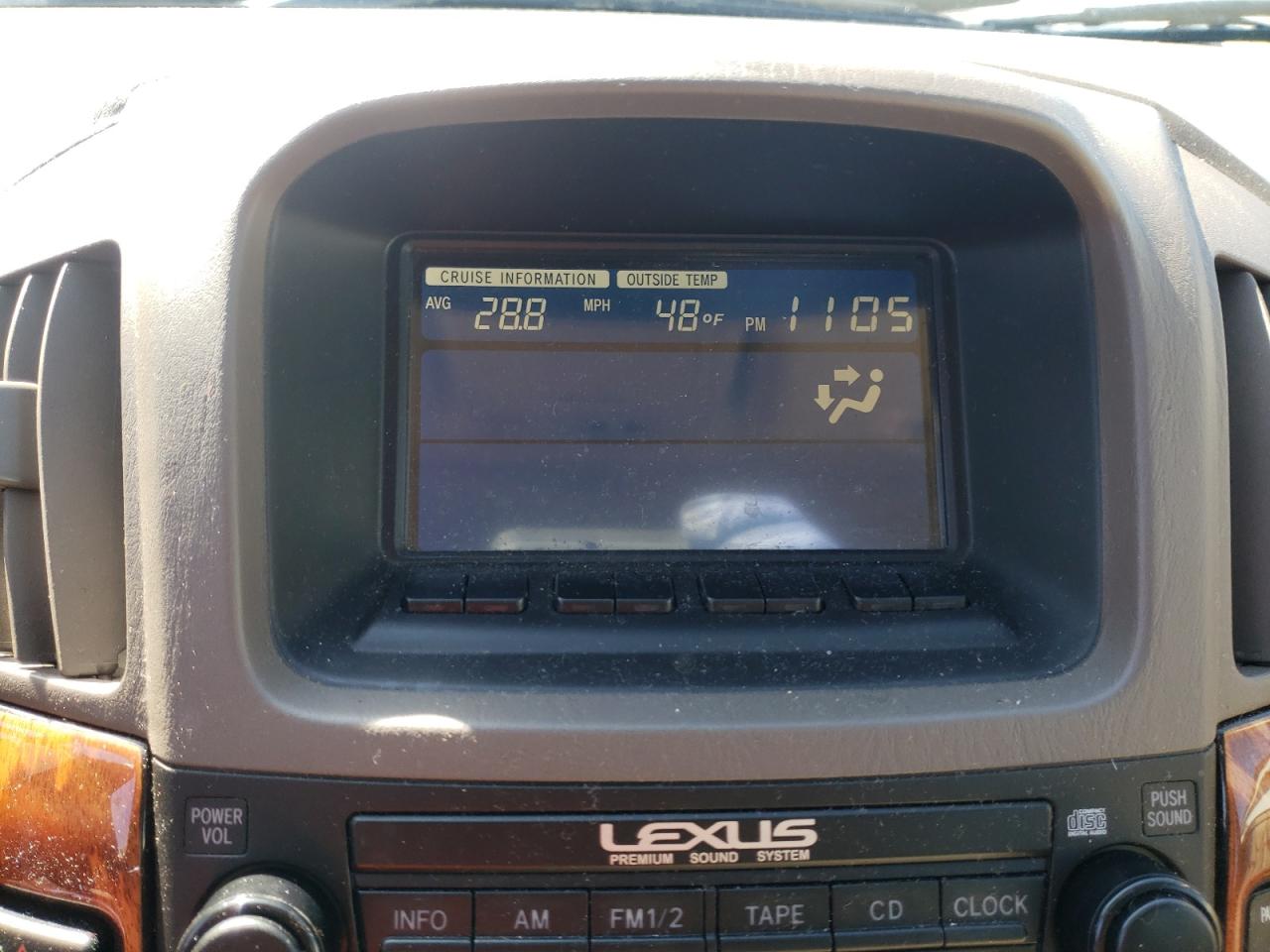 Photo 9 from auction – 2000 LEXUS RX 300 with VIN JT6HF10U2Y0117608