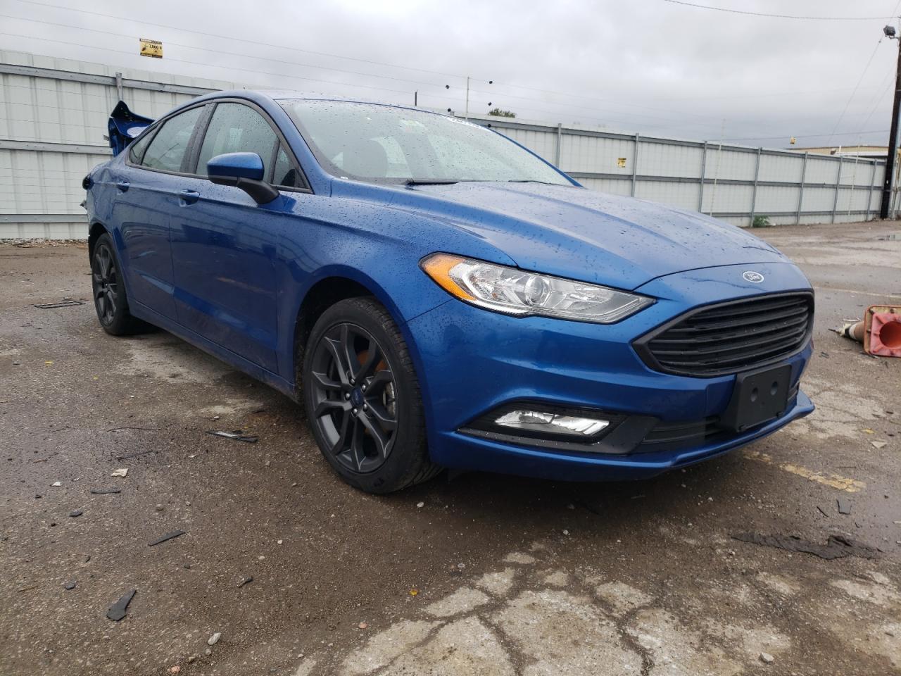 Photo 1 from auction – 2018 FORD FUSION SE with VIN 3FA6P0HD6JR201924