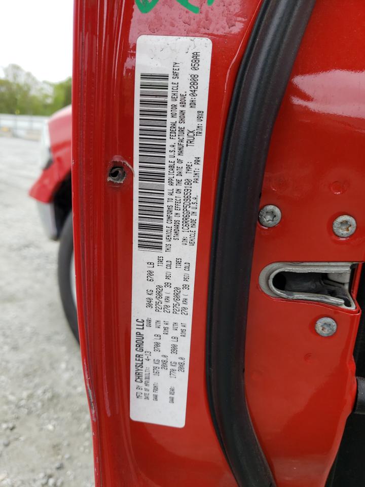 Photo 10 from auction – 2013 RAM 1500 SLT with VIN 1C6RR6GP5DS659180