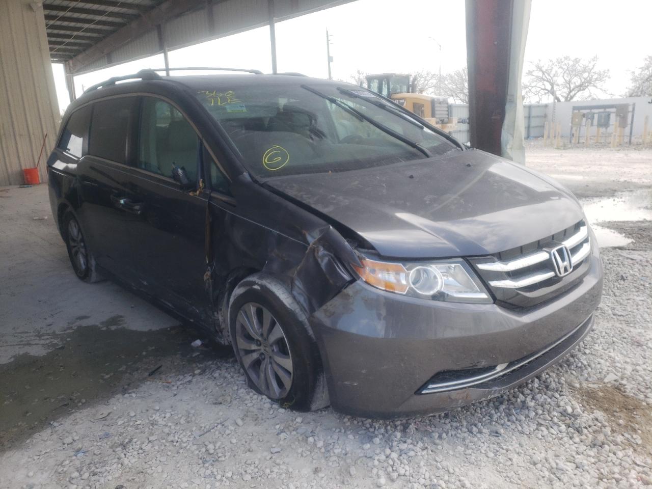 HONDA ODYSSEY EX 2017 with VIN 5FNRL5H65HB017152 - Photo from auction