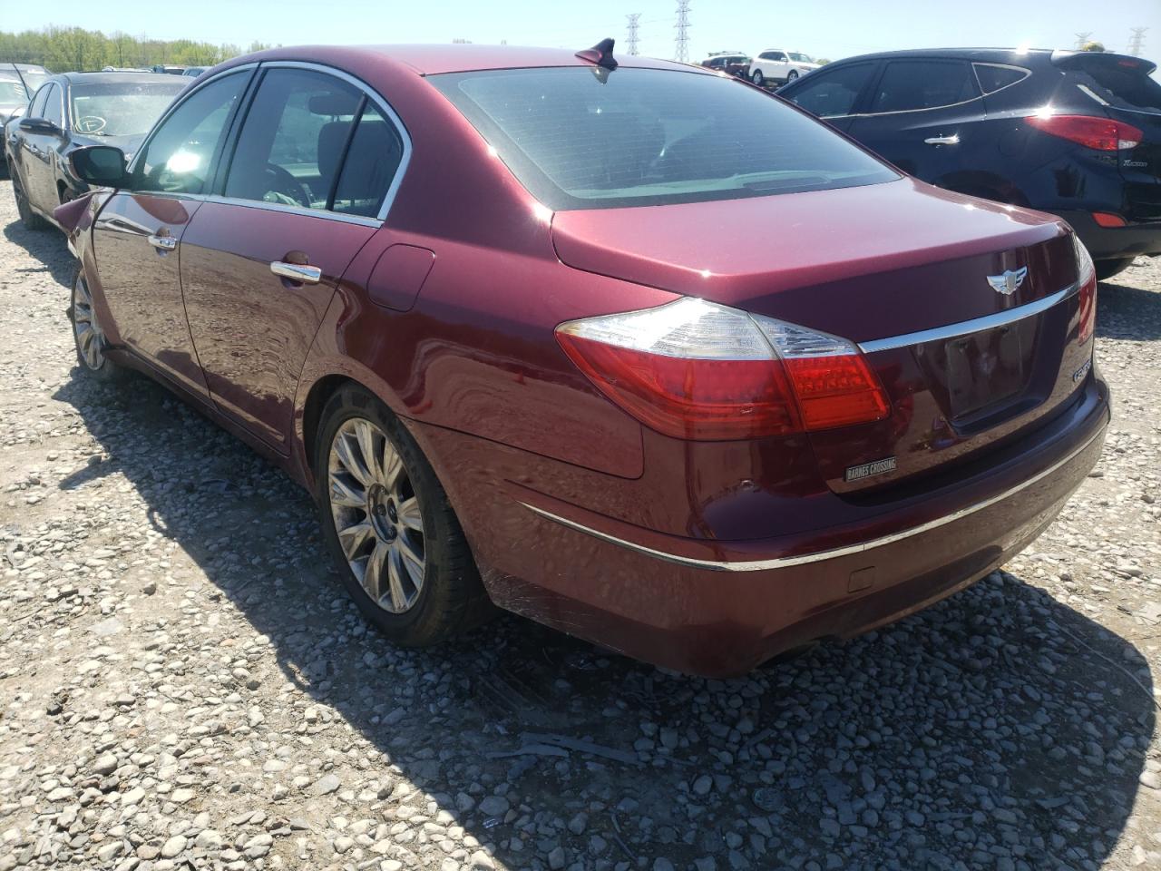 Photo 3 from auction – 2011 HYUNDAI GENESIS 3. with VIN KMHGC4DE6BU142220