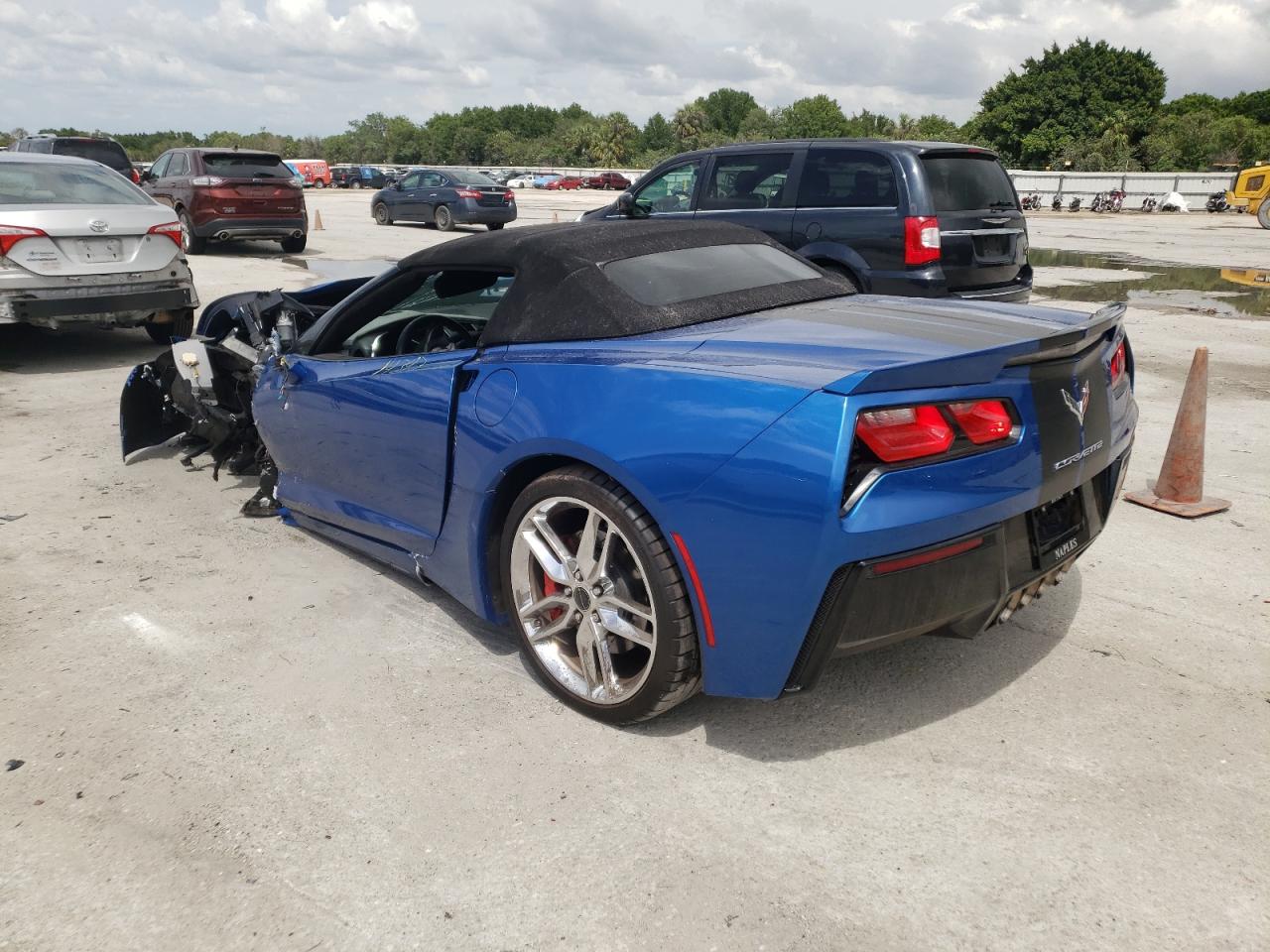 Photo 3 from auction – 2014 CHEVROLET CORVETTE S with VIN 1G1YM3D77E5121417