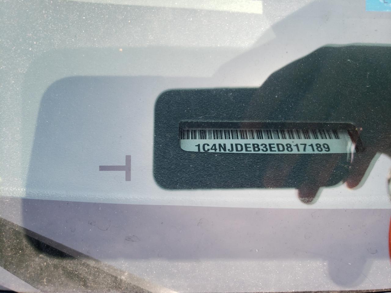 Photo 10 from auction – 2014 JEEP COMPASS LA with VIN 1C4NJDEB3ED817189