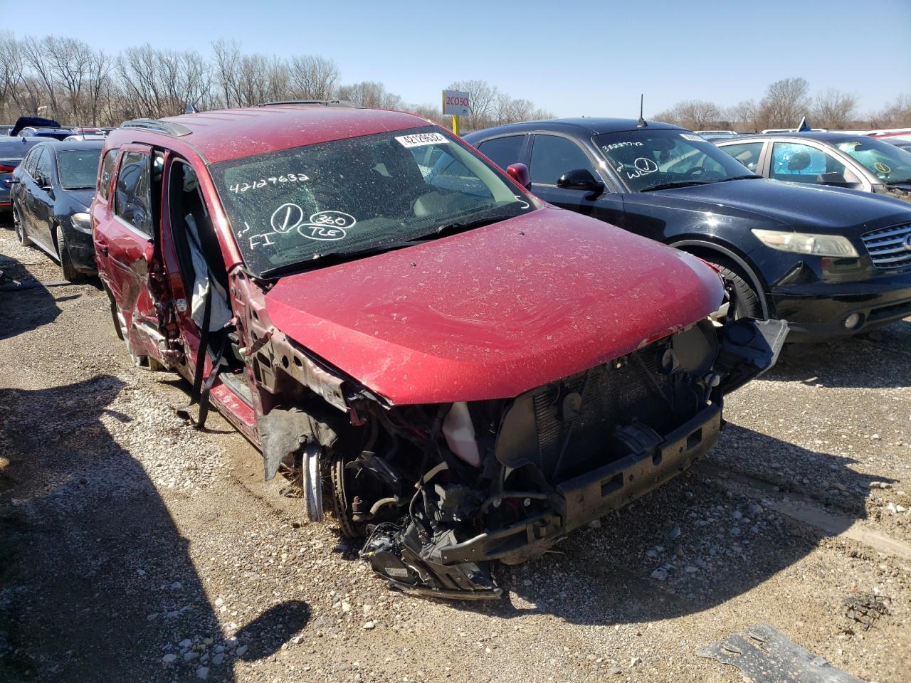 DODGE DURANGO SX 2014 with VIN 1C4RDHAG3EC300708 - Photo from auction