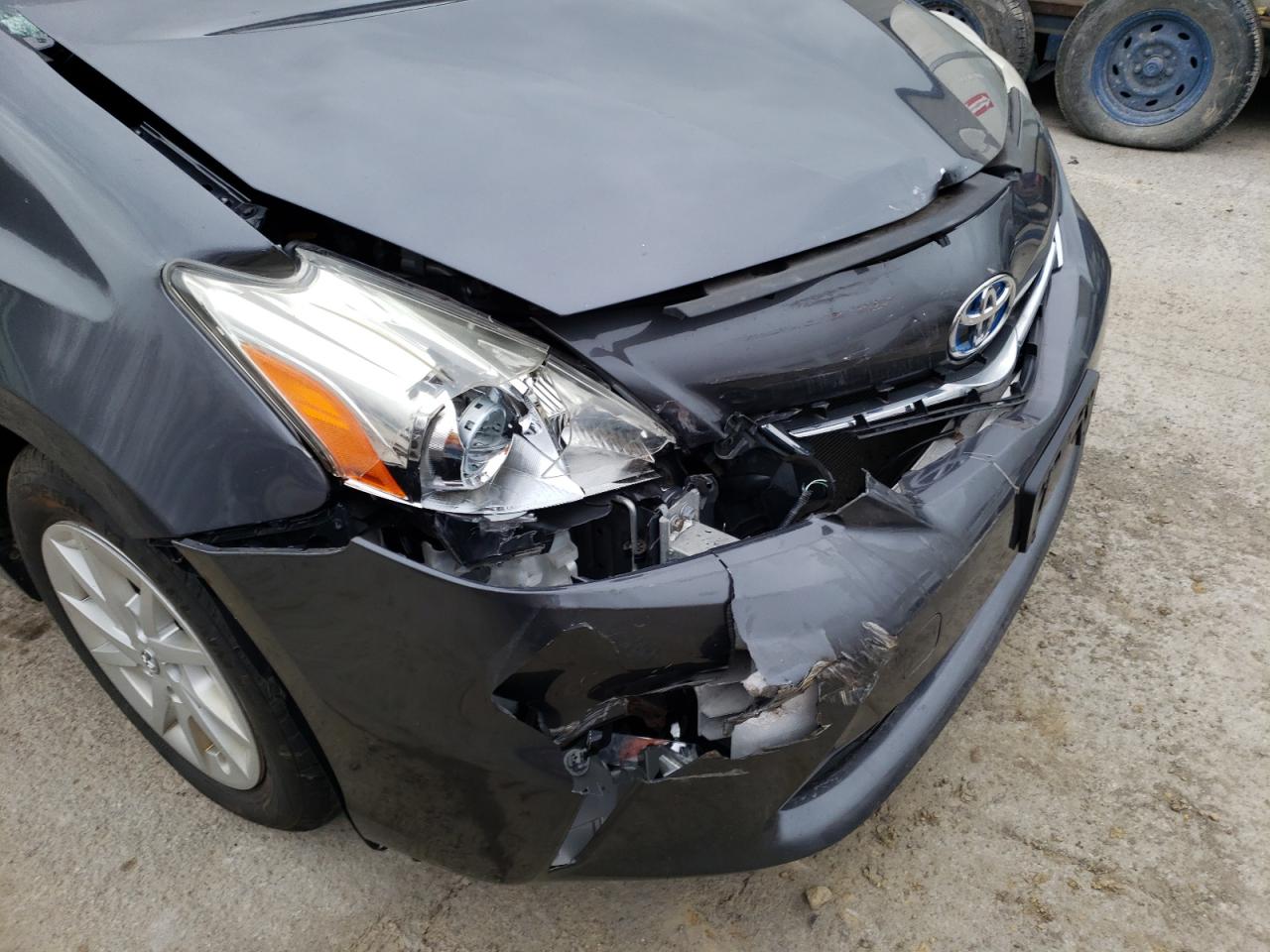 Photo 9 from auction – 2013 TOYOTA PRIUS V with VIN JTDZN3EU1D3281798