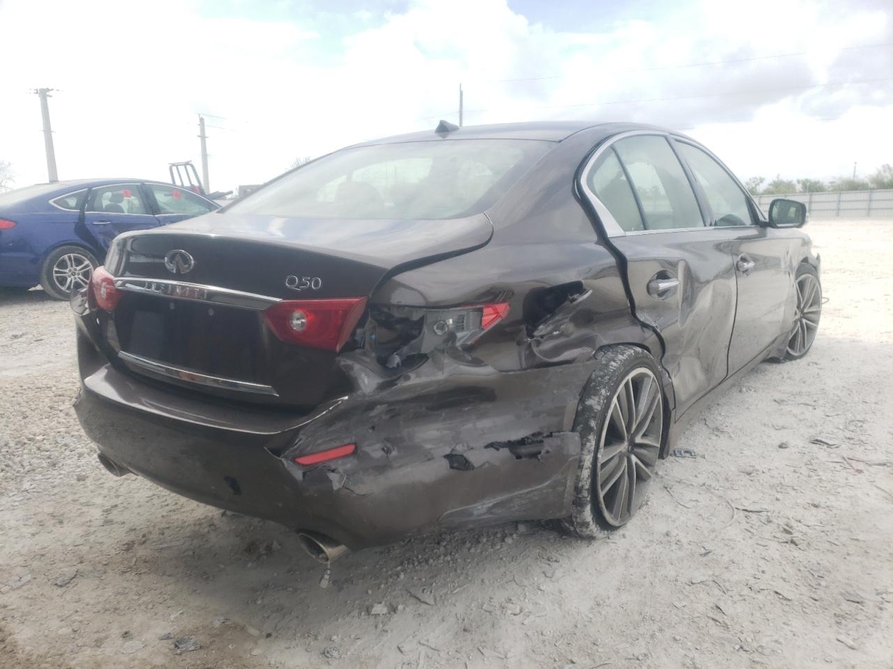 Photo 4 from auction – 2014 INFINITI Q50 BASE with VIN JN1BV7AP2EM678556