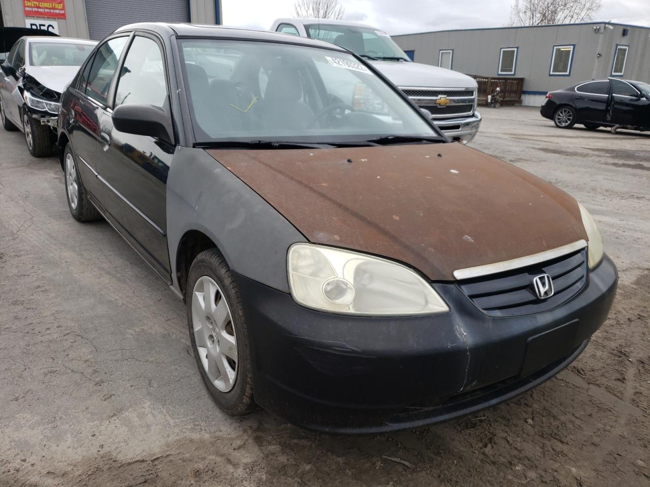 HONDA CIVIC EX 2001 with VIN 1HGES26731L058427 - Photo from auction