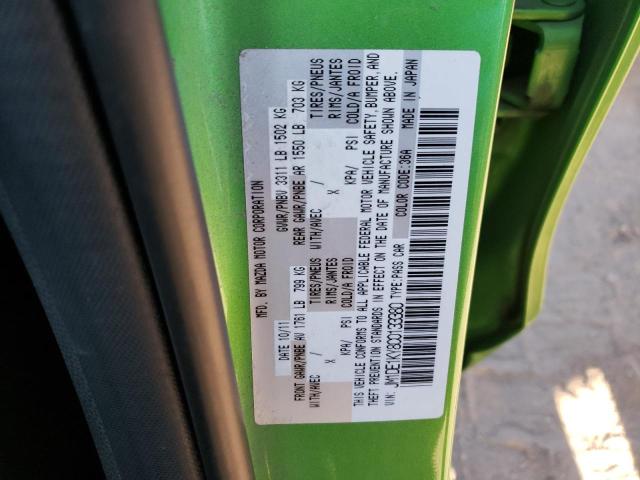 Photo 10 from auction – 2012 MAZDA MAZDA2 with VIN JM1DE1KY8C0133380