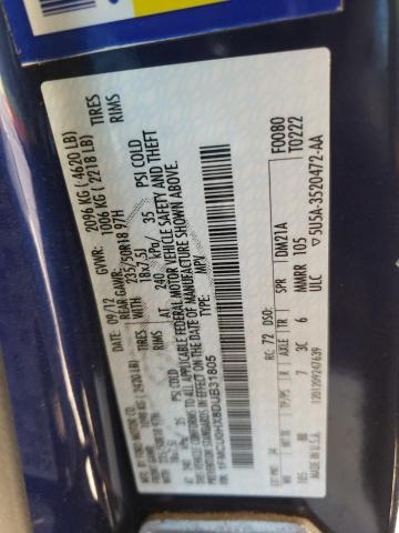 Photo 10 from auction – 2013 FORD ESCAPE SEL with VIN 1FMCU0HX8DUB31805
