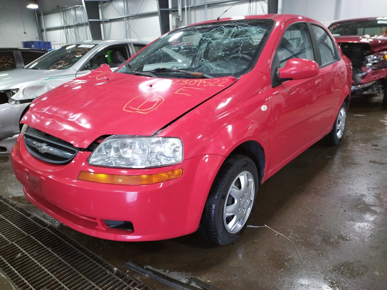 Photo 2 from auction – 2006 CHEVROLET AVEO BASE with VIN KL1TD56696B520681