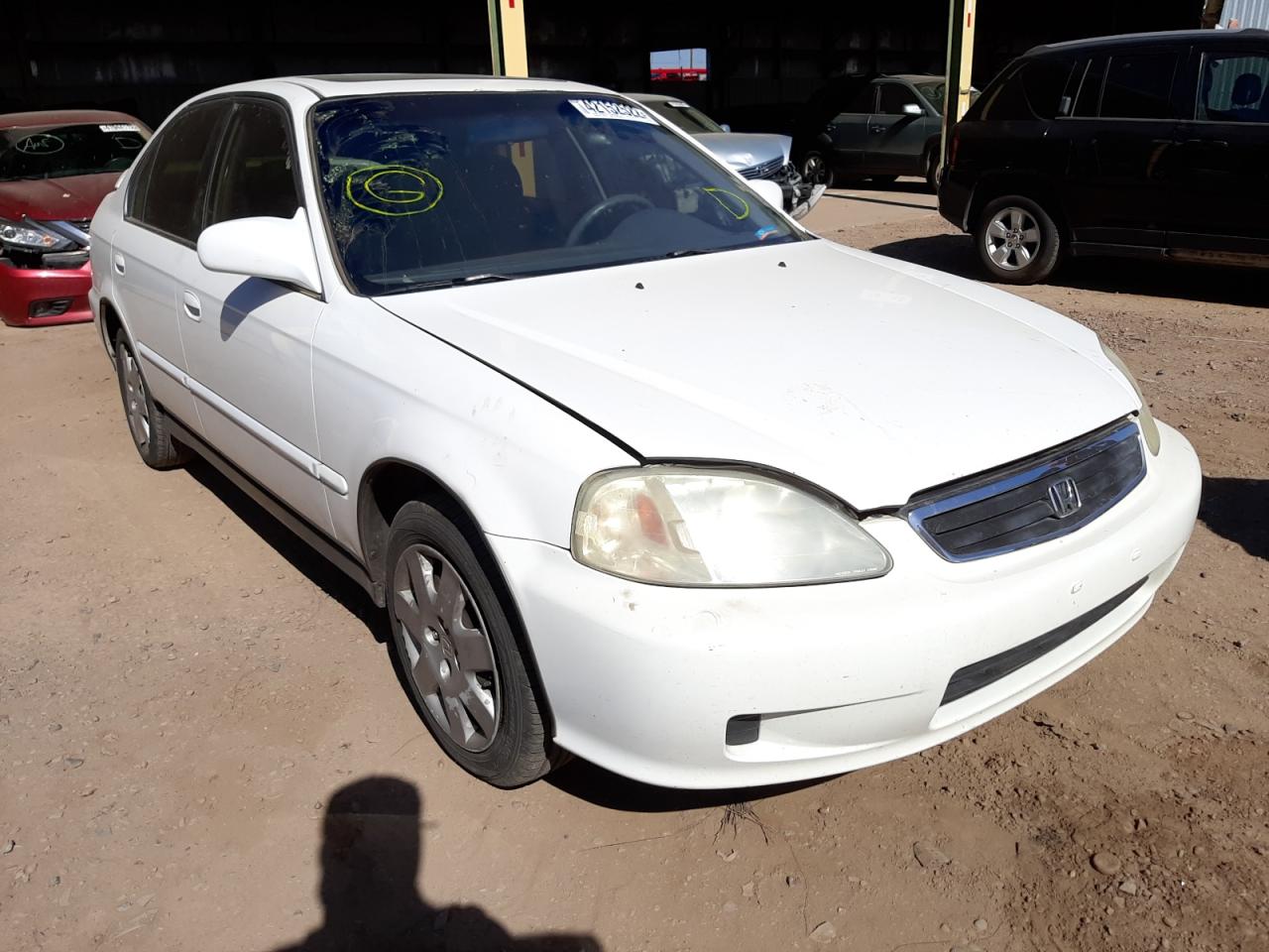 HONDA CIVIC LX 1996 with VIN 2HGEJ6575TH529957 - Photo from auction