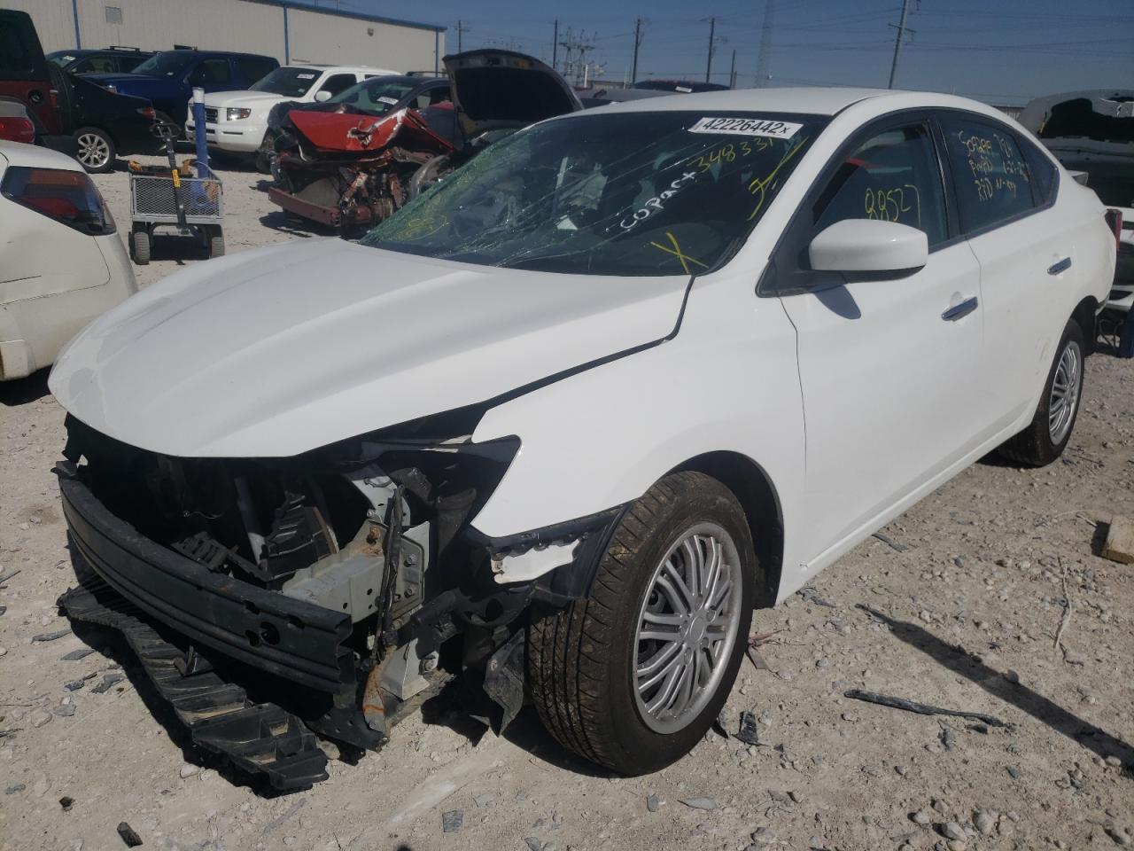 Photo 2 from auction – 2017 NISSAN SENTRA S with VIN 3N1AB7AP8HY348331