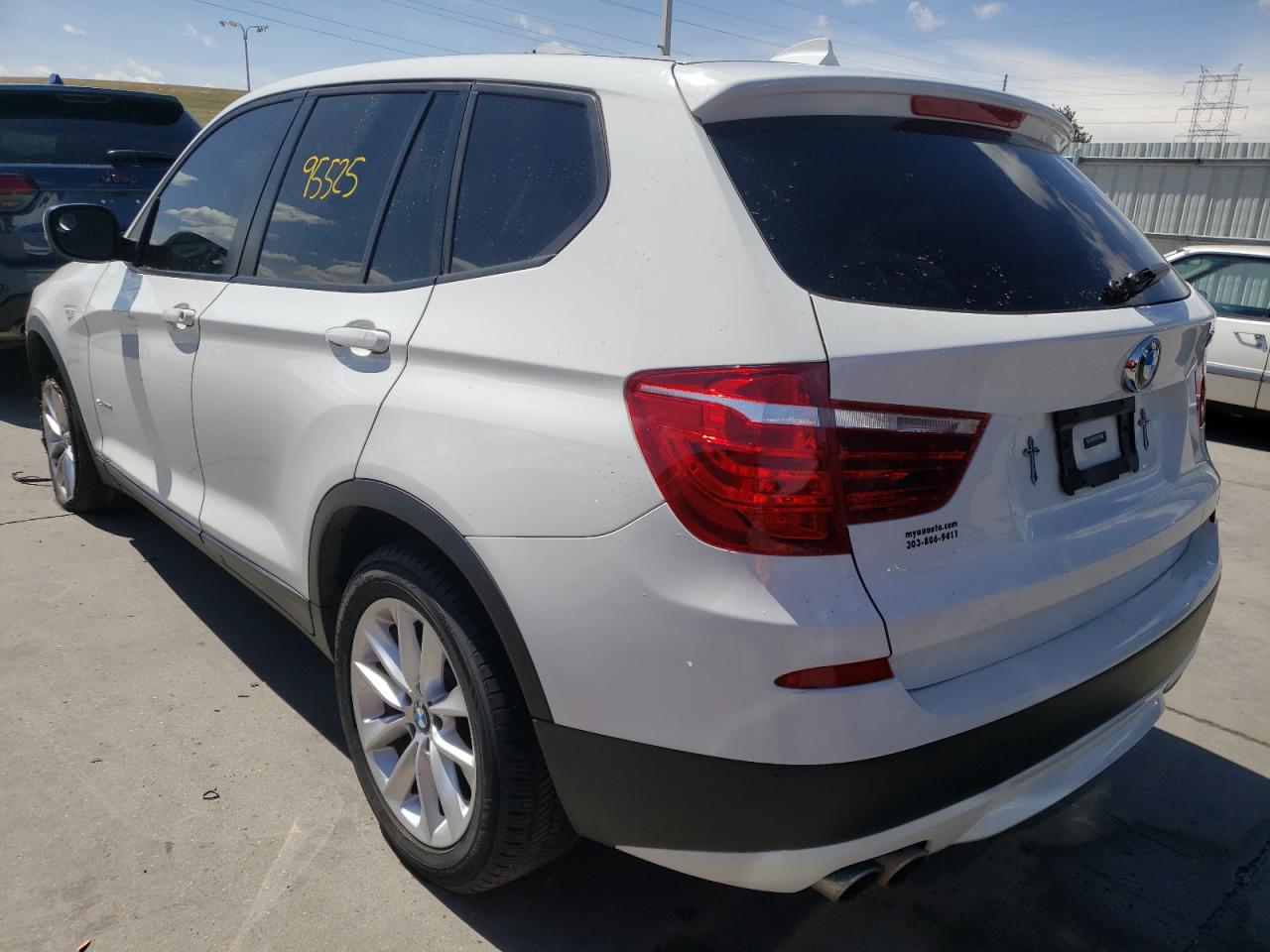 Photo 3 from auction – 2014 BMW X3 XDRIVE2 with VIN 5UXWX9C56E0D32163