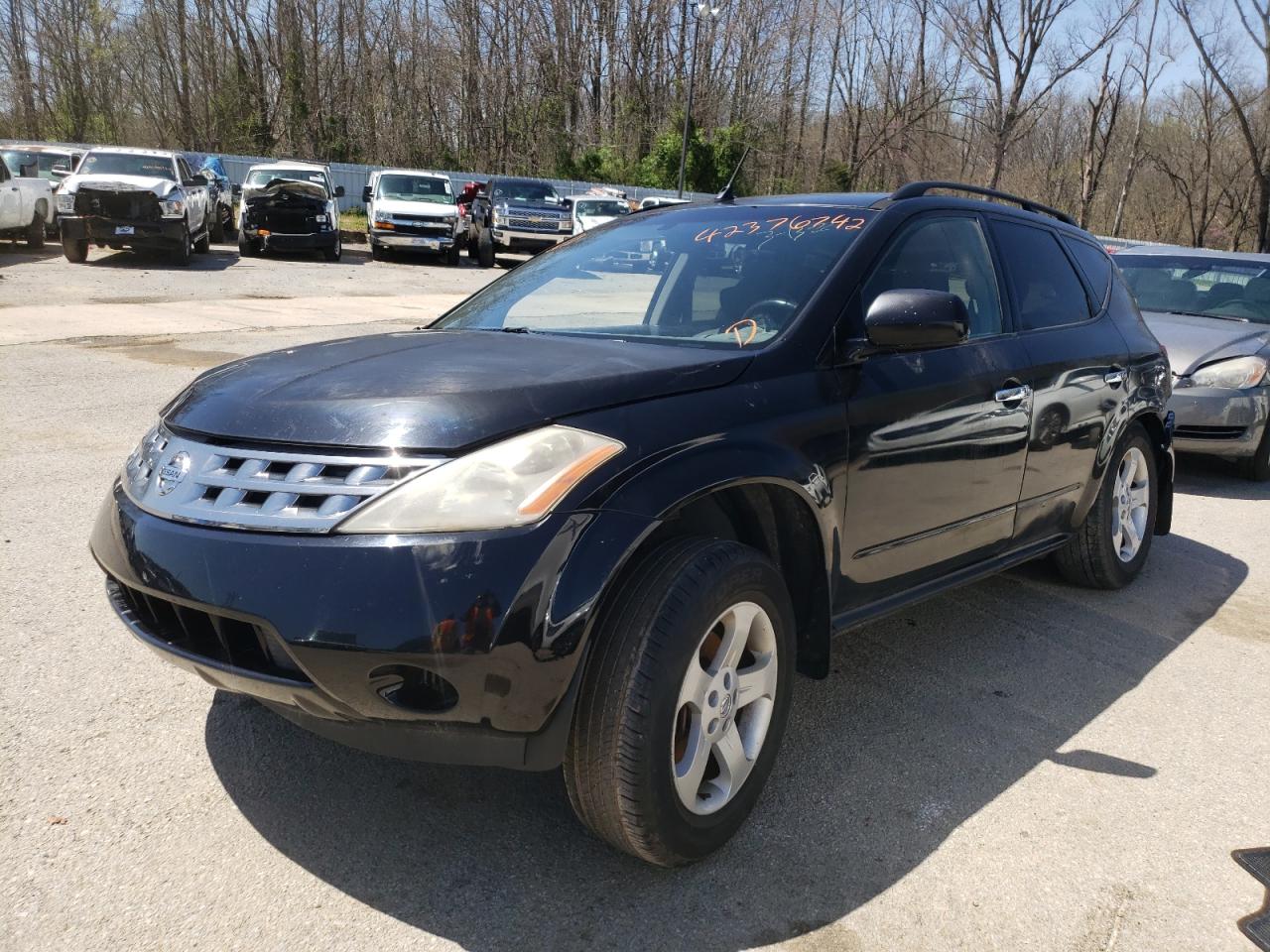 Photo 2 from auction – 2004 NISSAN MURANO with VIN JN8AZ08T14W226029