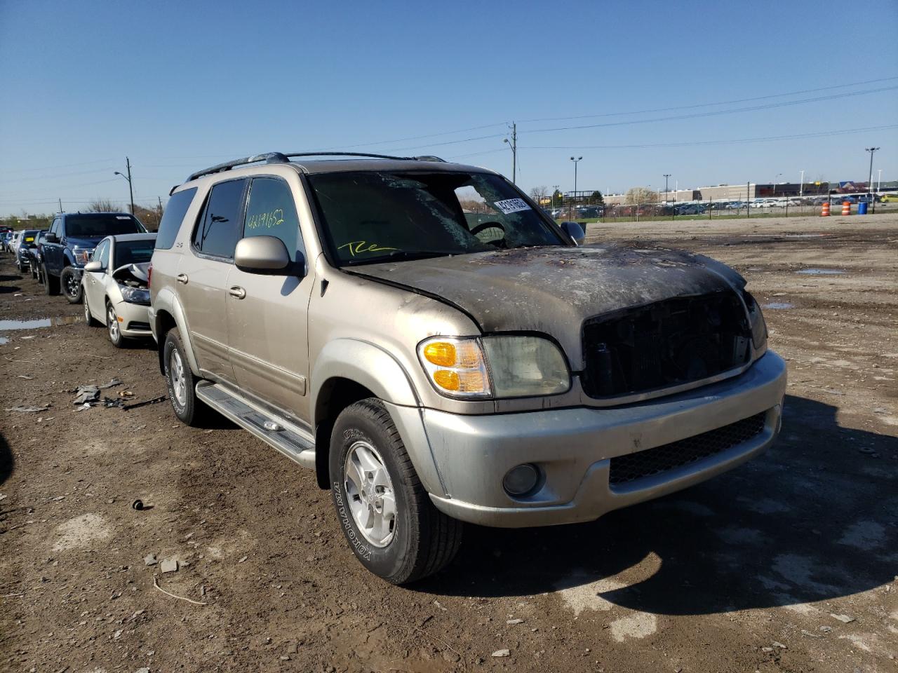 TOYOTA SEQUOIA SR 2004 with VIN 5TDZT34A94S215947 - Photo from auction