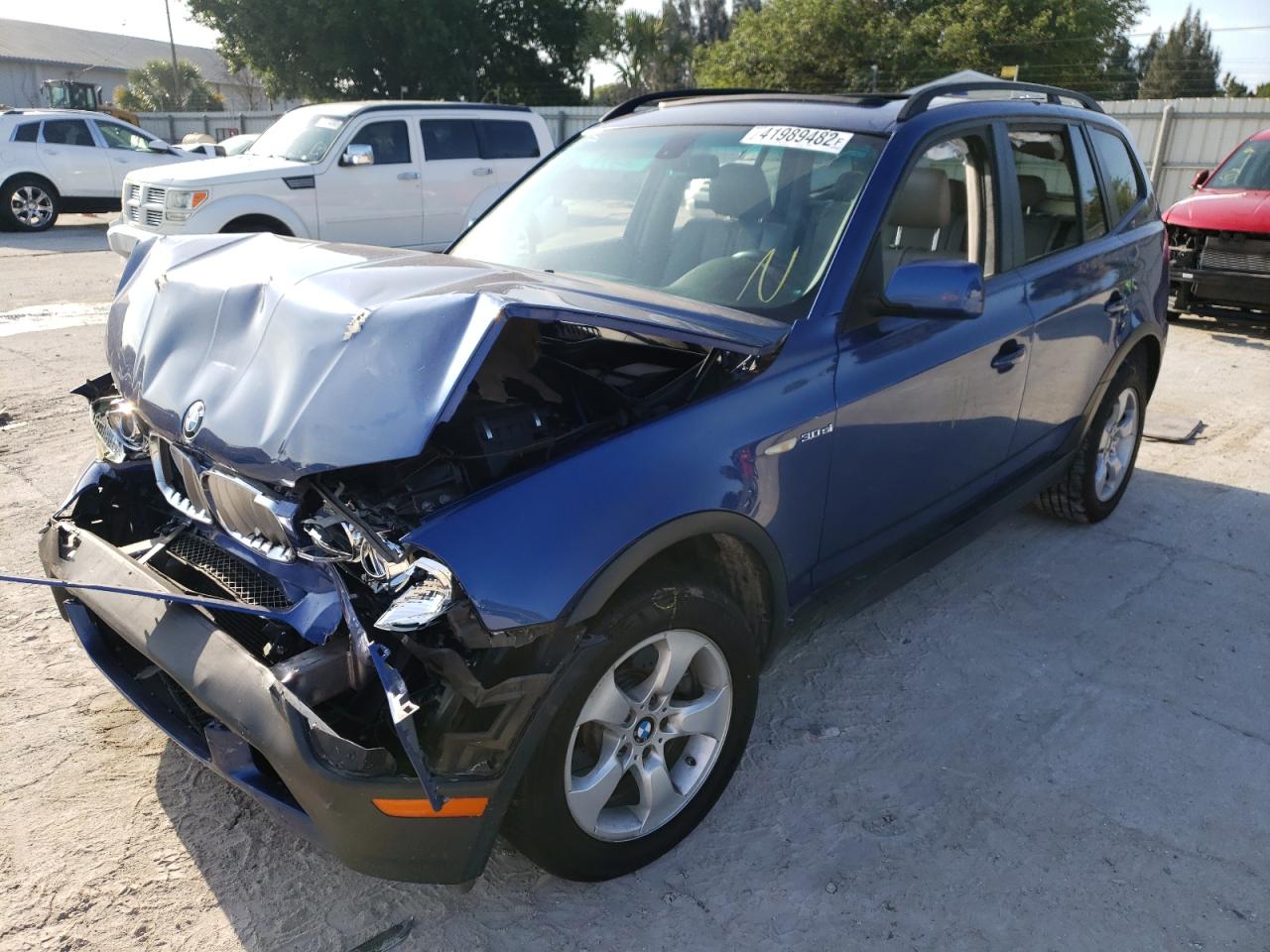 Photo 2 from auction – 2007 BMW X3 3.0SI with VIN WBXPC93447WF08414