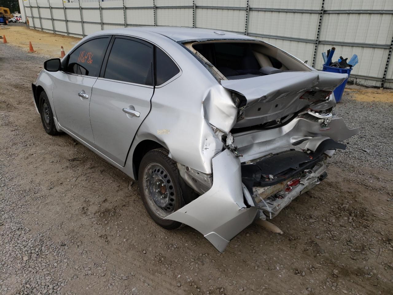 Photo 3 from auction – 2016 NISSAN SENTRA S with VIN 3N1AB7AP9GY268583