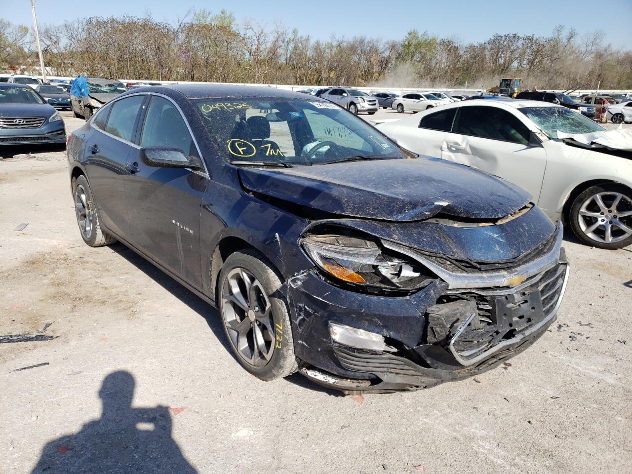 CHEVROLET MALIBU LT 2021 with VIN 1G1ZD5ST2MF049325 - Photo from auction