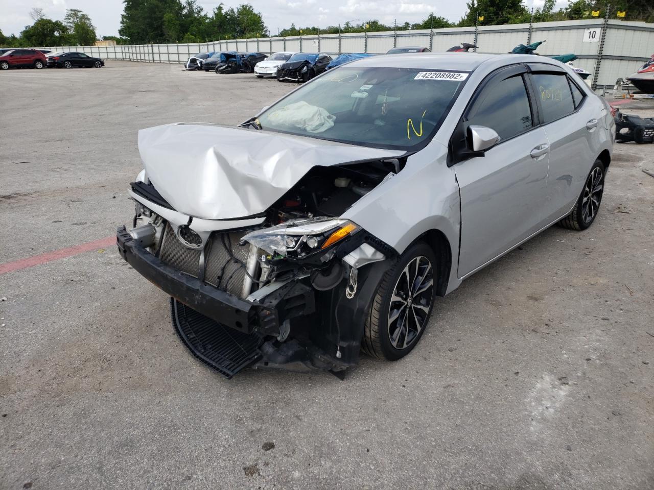 Photo 2 from auction – 2018 TOYOTA COROLLA L with VIN 2T1BURHE0JC105484