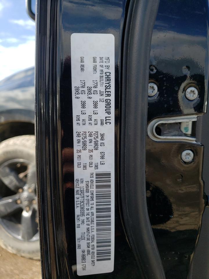 Photo 10 from auction – 2012 DODGE RAM 1500 S with VIN 1C6RD7FT9CS303395
