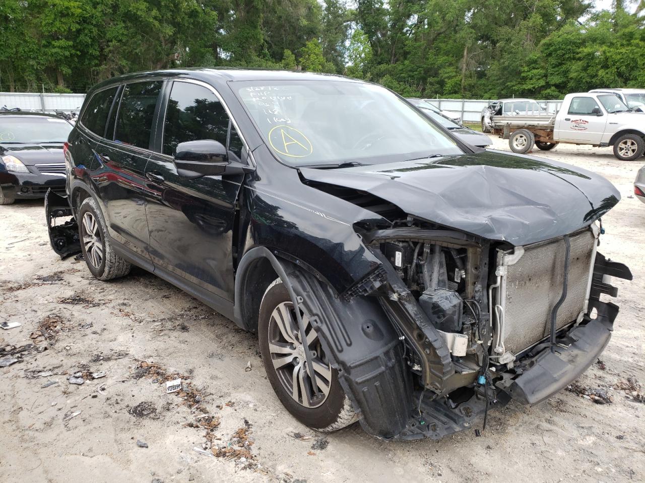 HONDA PILOT EXL 2017 z numerem VIN 5FNYF5H59HB005757 - Zdjęcie z aukcji