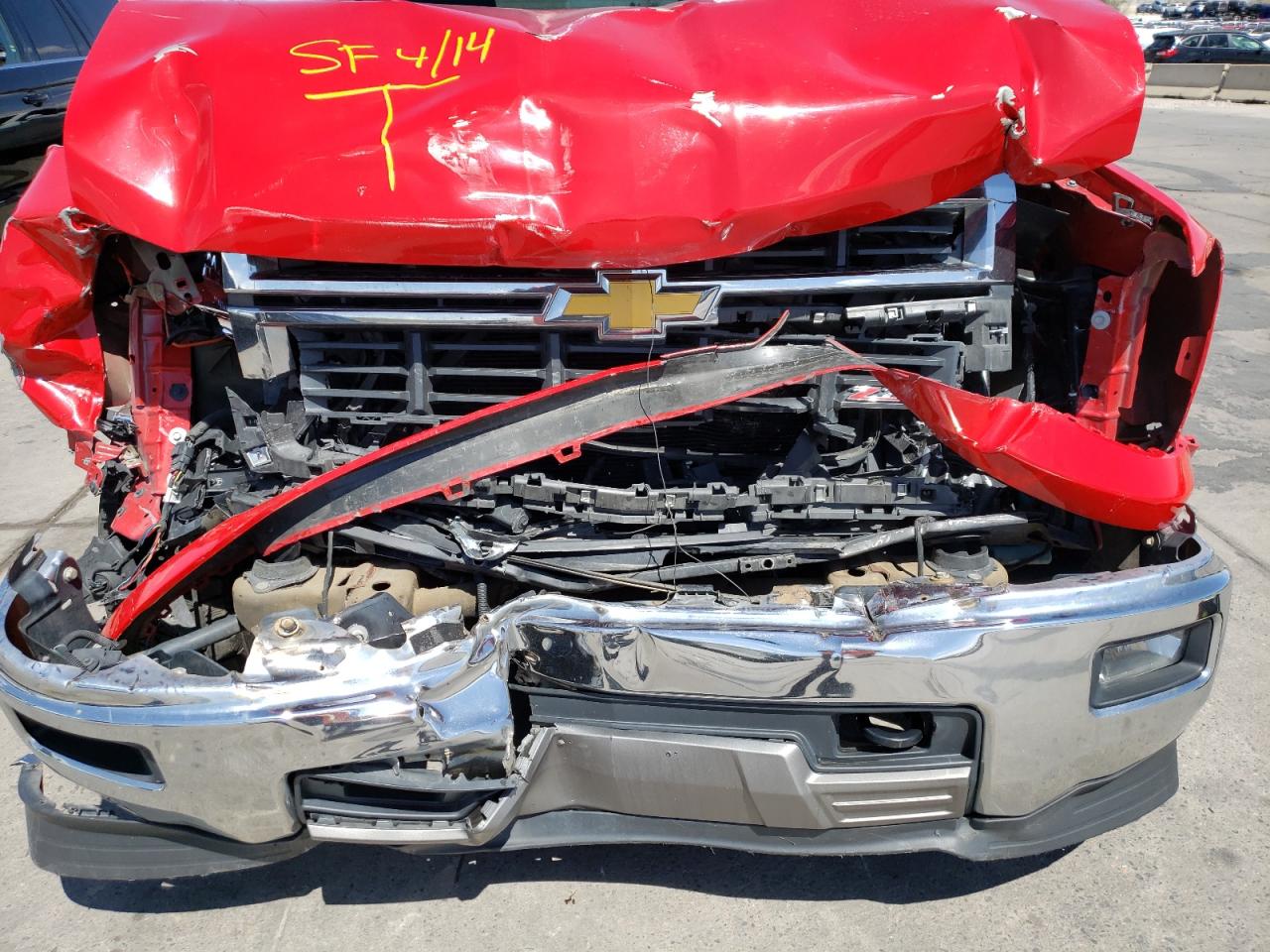 Photo 9 from auction – 2014 CHEVROLET SILVERADO with VIN 1GCVKREH4EZ178015