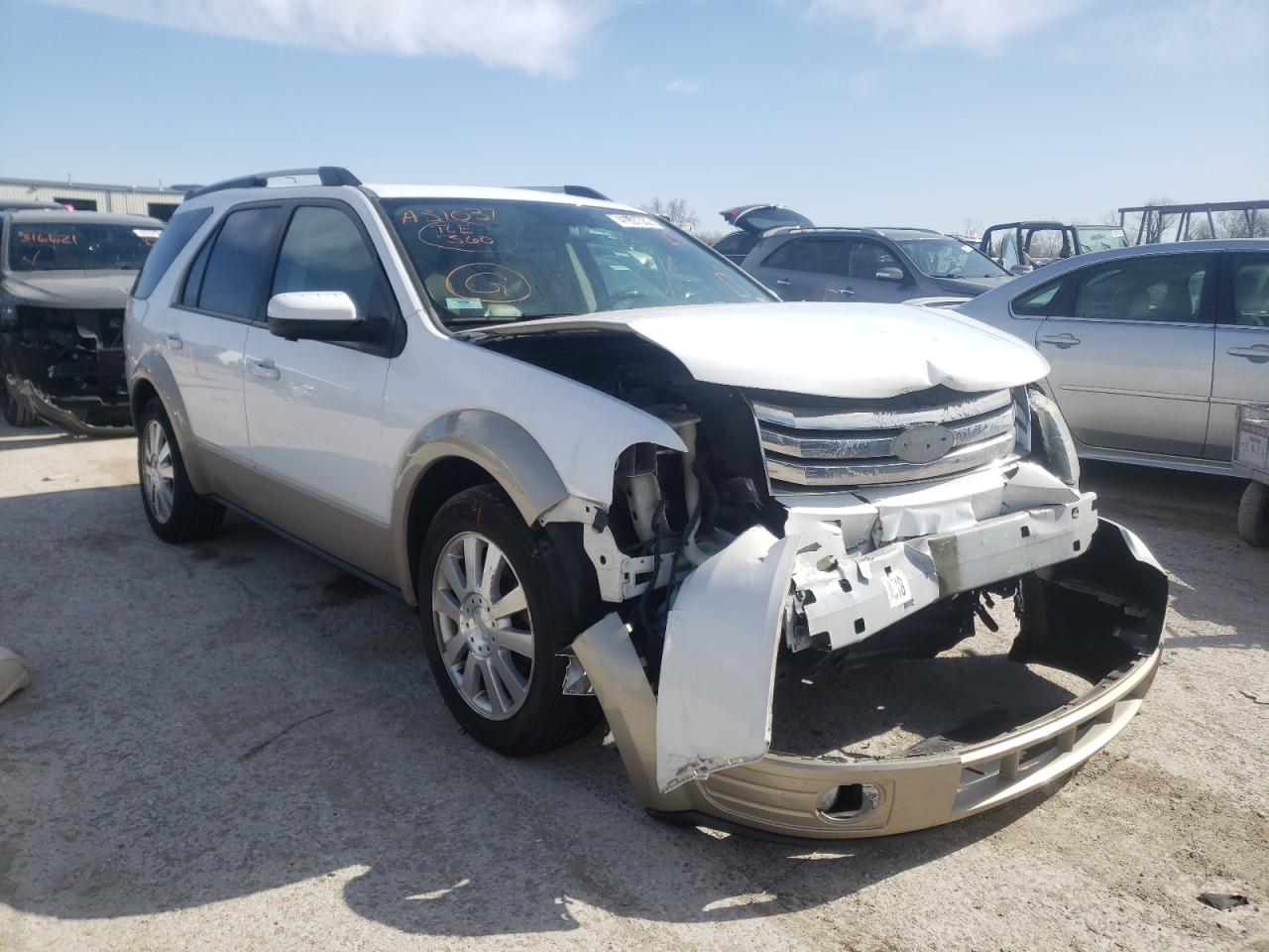 FORD TAURUS X E 2008 with VIN 1FMDK07W58GA31037 - Photo from auction