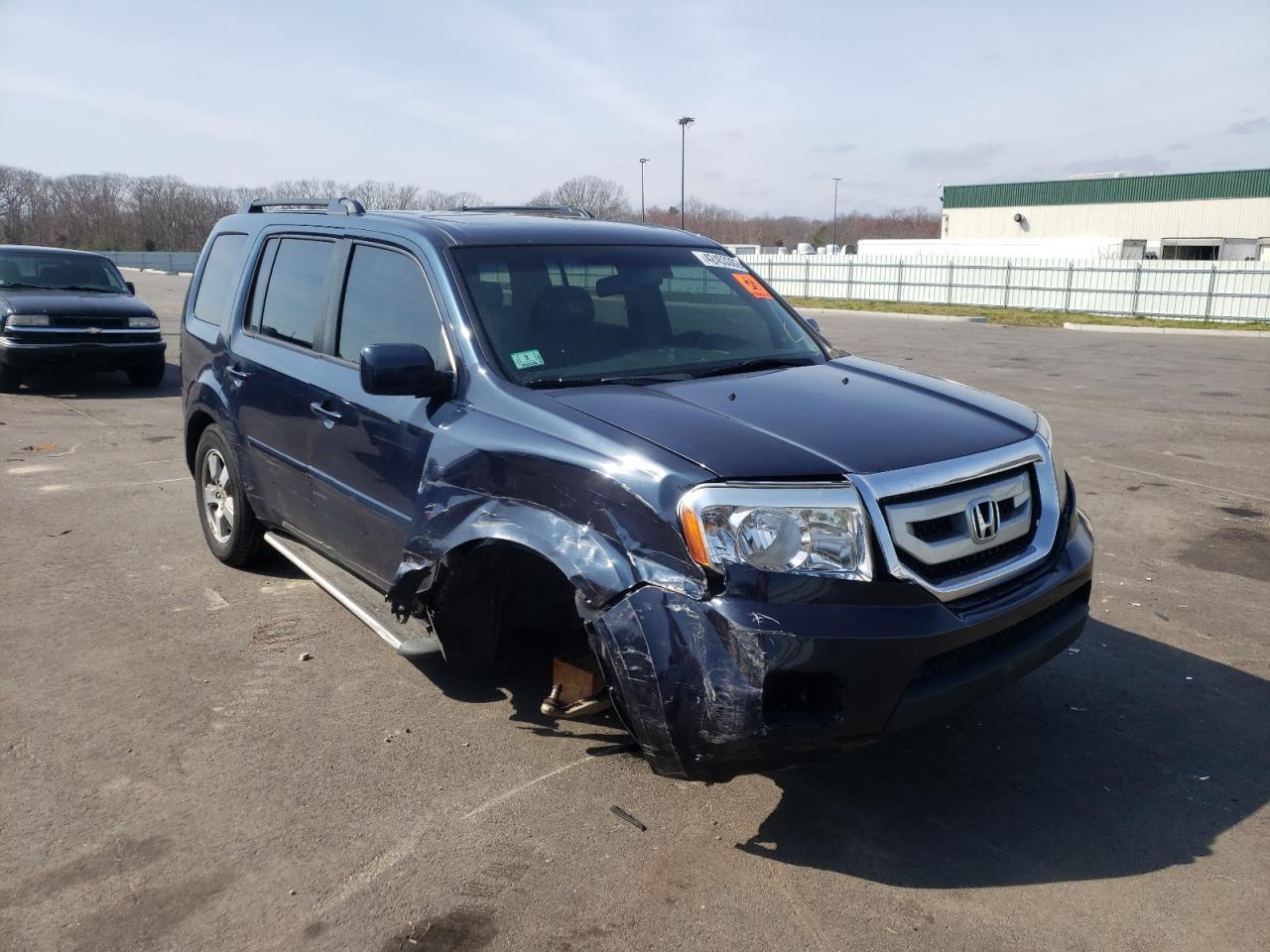 HONDA PILOT EXL 2009 with VIN 5FNYF48609B056679 - Photo from auction