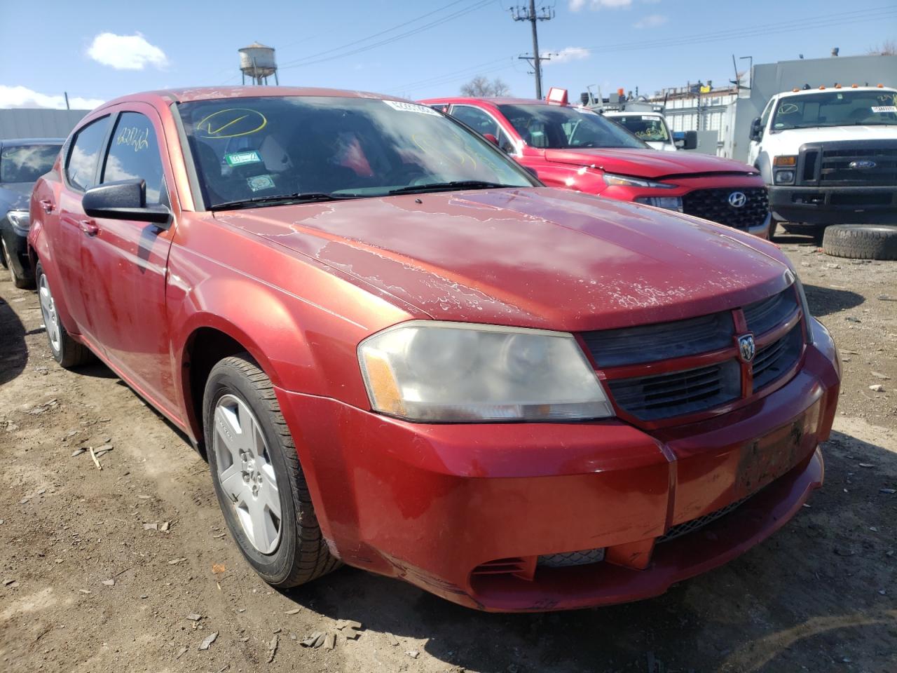 DODGE AVENGER SE 2008 with VIN 1B3LC46K38N623441 - Photo from auction