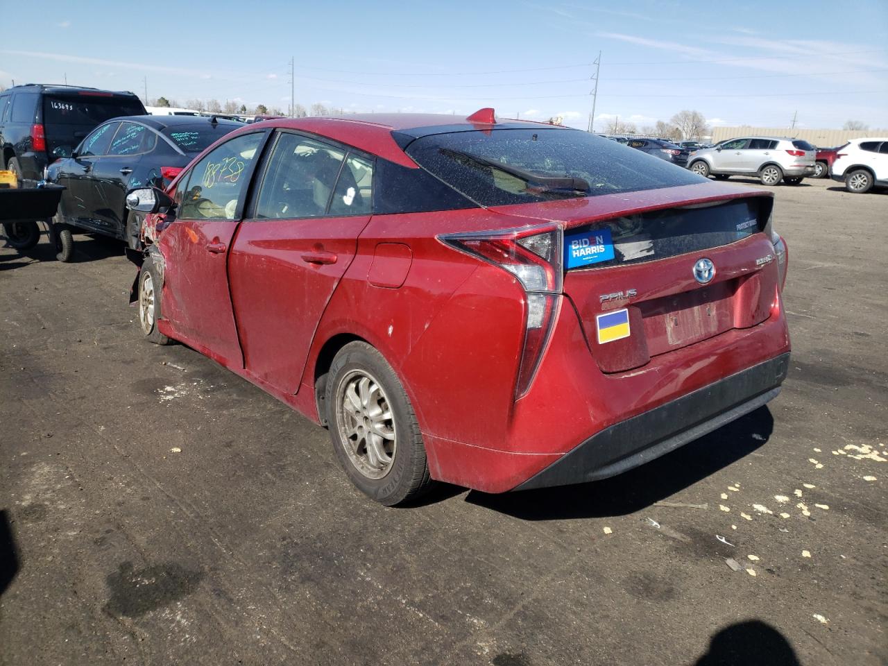 Photo 3 from auction – 2017 TOYOTA PRIUS with VIN JTDKBRFU2H3536945