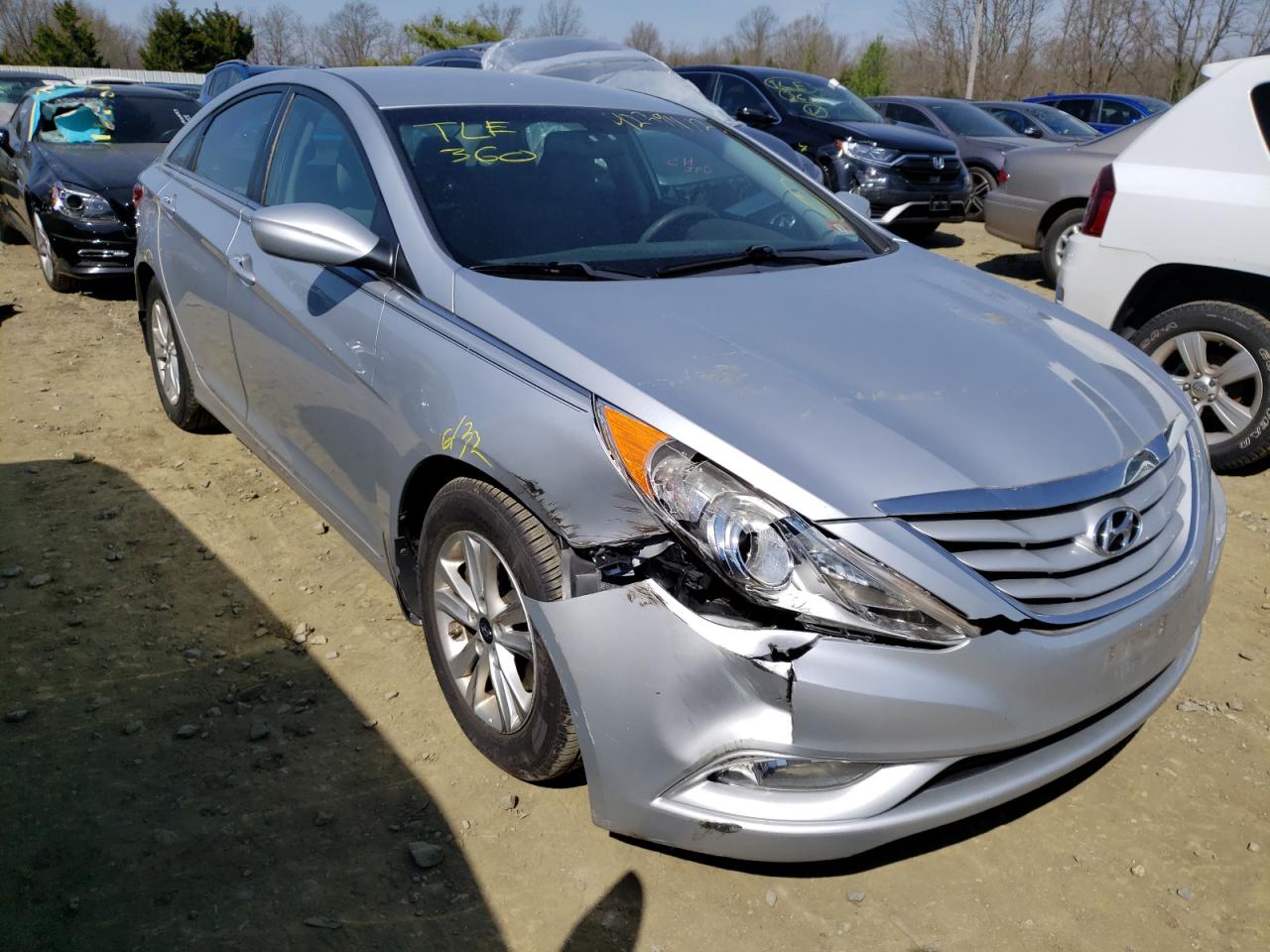 Photo 1 from auction – 2013 HYUNDAI SONATA GLS with VIN 5NPEB4AC6DH694766