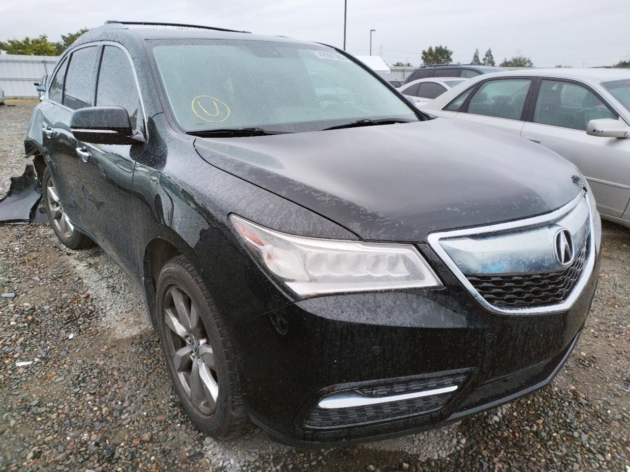 ACURA MDX ADVANC 2014 with VIN 5FRYD3H85EB019797 - Photo from auction