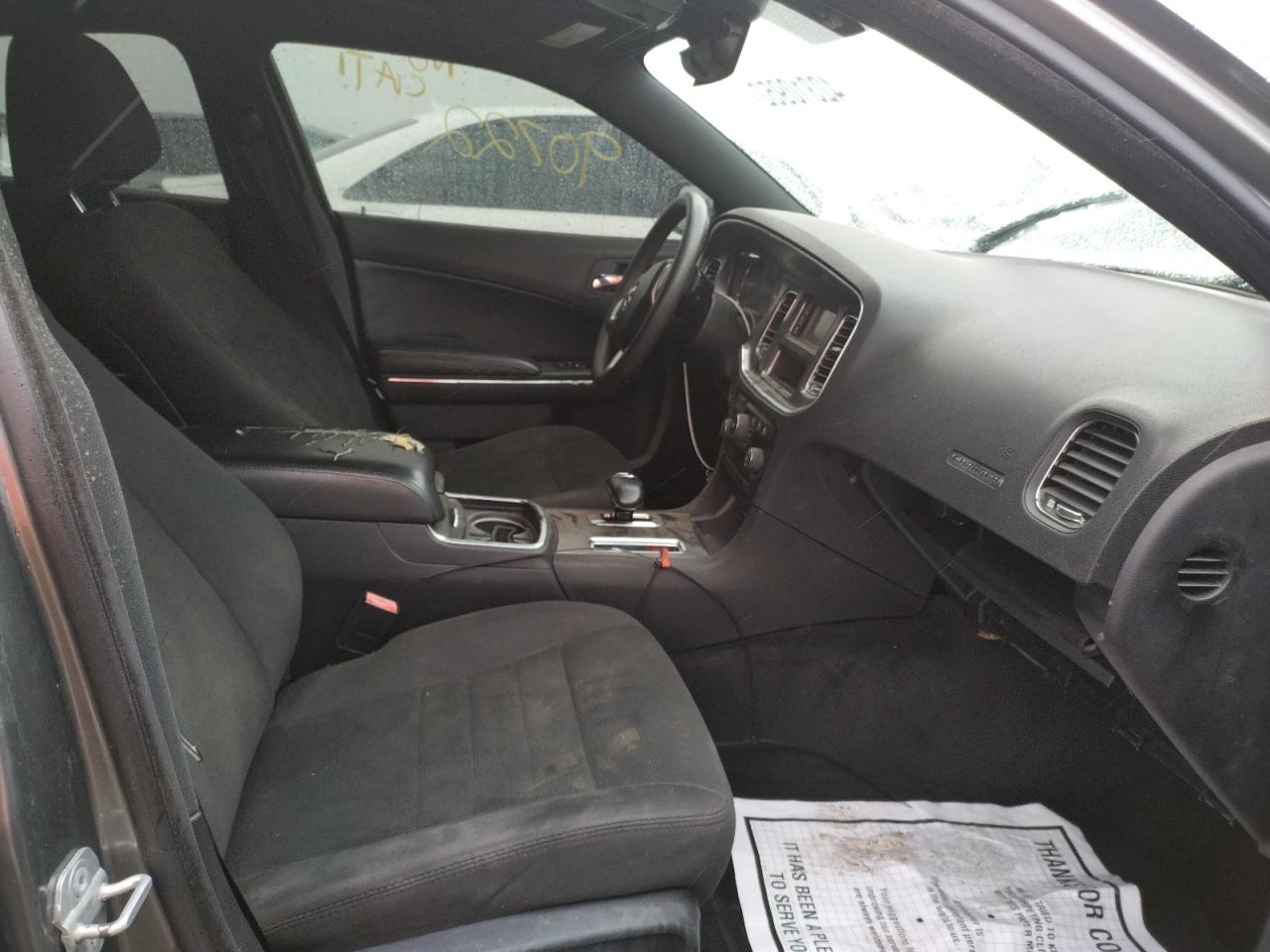 Photo 5 from auction – 2012 DODGE CHARGER SE with VIN 2C3CDXBG9CH163500