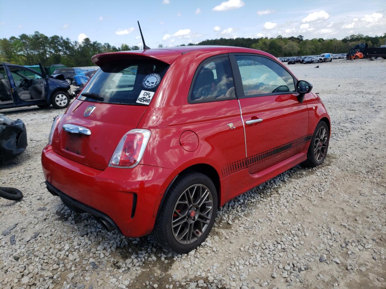 Photo 4 from auction – 2015 FIAT 500 ABARTH with VIN 3C3CFFFH0FT616020