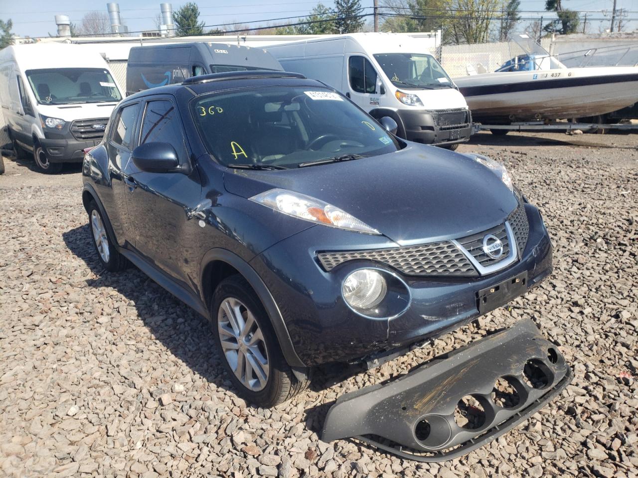 NISSAN JUKE S 2012 with VIN JN8AF5MVXCT114536 - Photo from auction