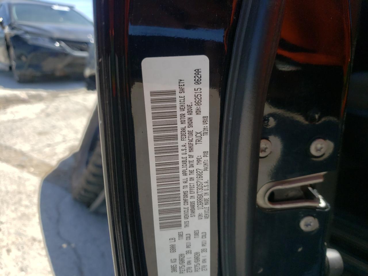 Photo 10 from auction – 2013 RAM 1500 ST with VIN 1C6RR6KT3DS716027