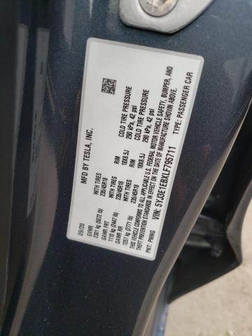 Photo 10 from auction – 2020 TESLA MODEL 3 with VIN 5YJ3E1EBXLF795711